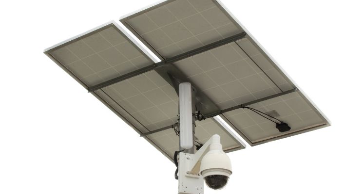 Using solar power Security Camera