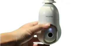 light bulb CCTV camera