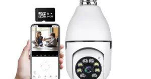 wireless wifi light bulb cctv camera