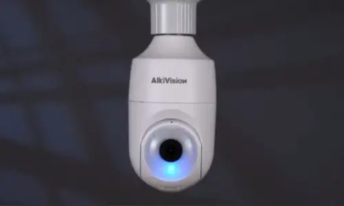 AlkiVision Light Bulb Security Camera Wireless Outdoor